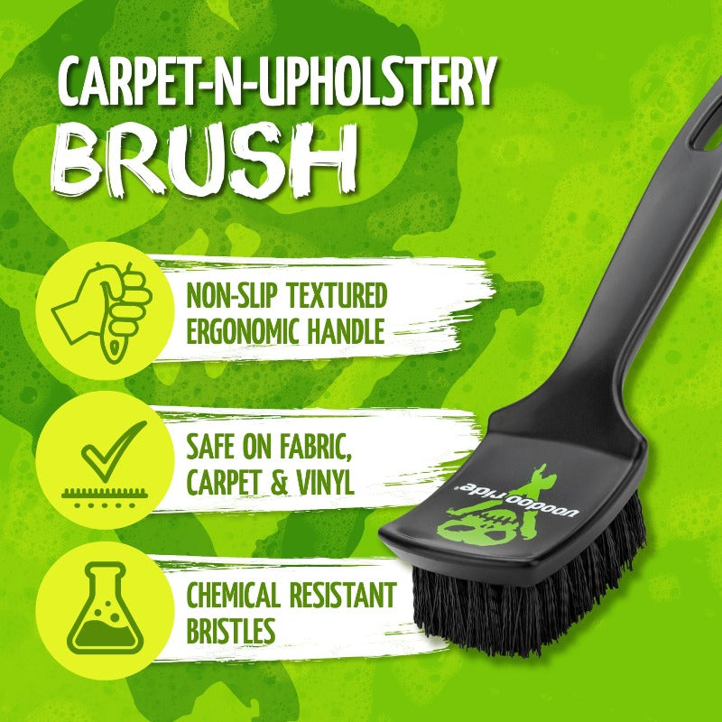 2 Pack Auto Brush, Stiff Bristle Wheel Cleaning Brush and Car Carpet Brush