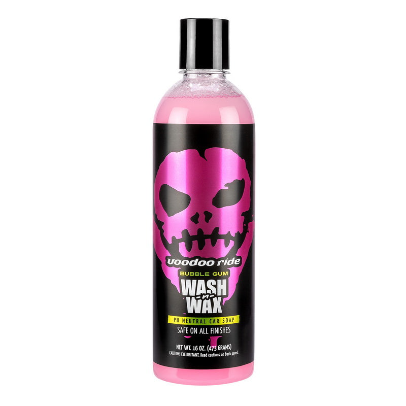 Voodoo Ride VR-1000 16 oz Bubble Gum Wash-N-Wax Car Soap, Pink Voodoo Ride VR-1000 16 oz Bubble Gum Wash-N-Wax Car Soap, Pink