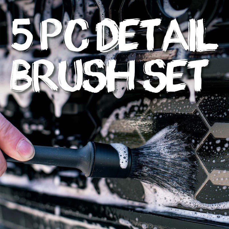 Detailing Brushes, 5pc Synthetic Brush Set